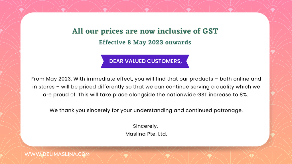 Price Increase Notice