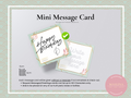 Mini Message Card